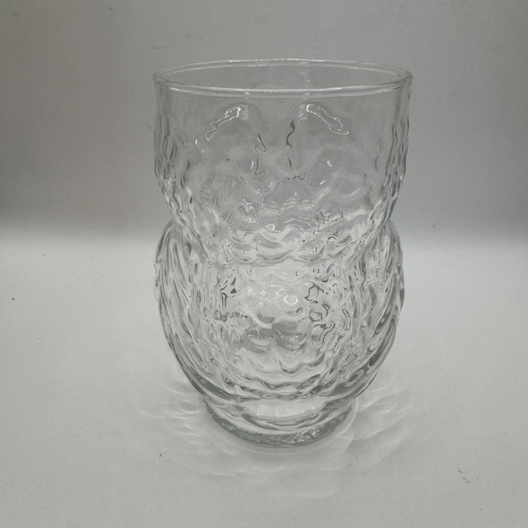 Vintage Libby Owl glass tumbler. Pressed glass in the shape of an owl. EUC - Picture 3 of 5